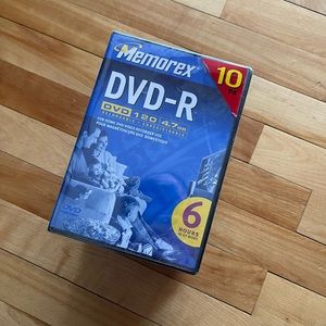 NEW Memorex DVD-R 10pk